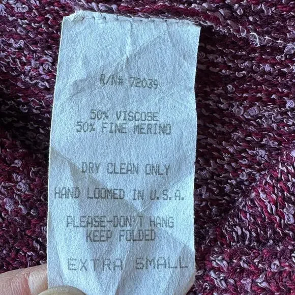 Vintage CALYPSO CHRISTIANE GELLE Knit A-line Midi skirt - Picture 8 of 8